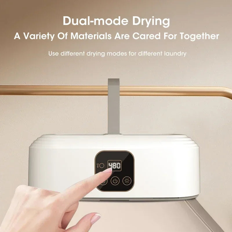 Pivdo Portable Mini Electric Cloth Drying Machine for Home Travel Wet Clothes Dryer Electric Cloth Dryer